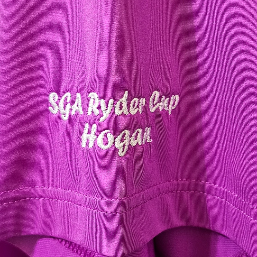 FootJoy Polo Shirt Men's XL Deep Magenta Purple Embroidered‎ Logo Short Sleeve - Picture 2 of 13